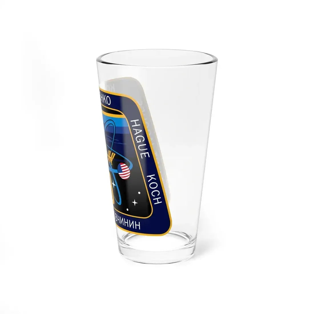 ISS Expedition 59 (NASA) Pint Glass 16oz - Go Mug Yourself