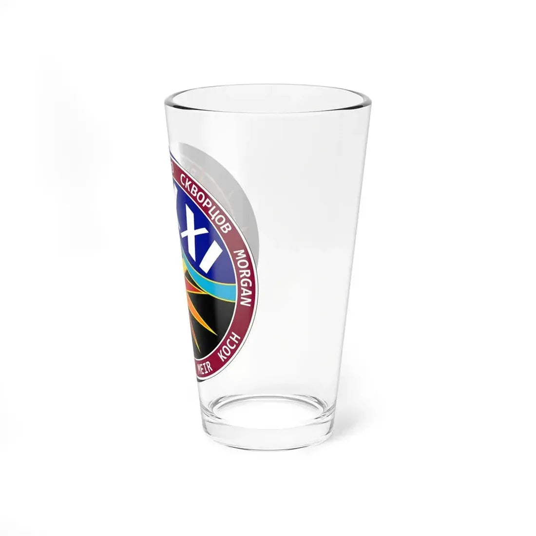 ISS Expedition 61 (NASA) Pint Glass 16oz - Go Mug Yourself