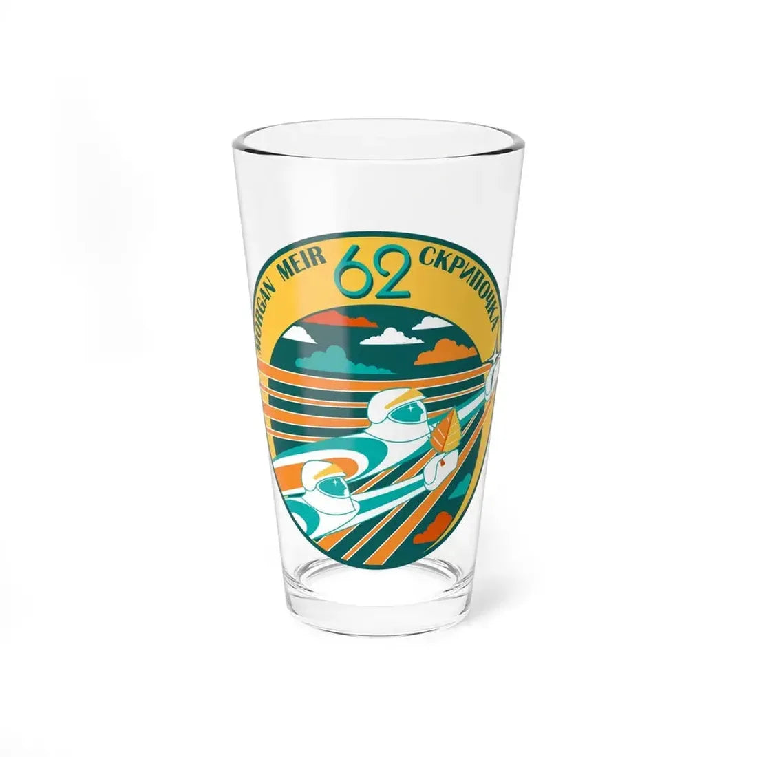 ISS Expedition 62 (NASA) Pint Glass 16oz 16oz - Go Mug Yourself