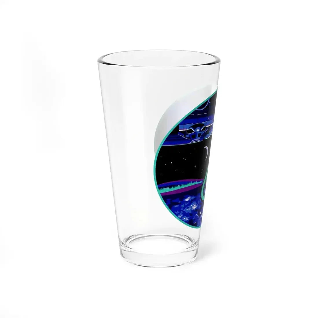 ISS Expedition 64 (NASA) Pint Glass 16oz - Go Mug Yourself