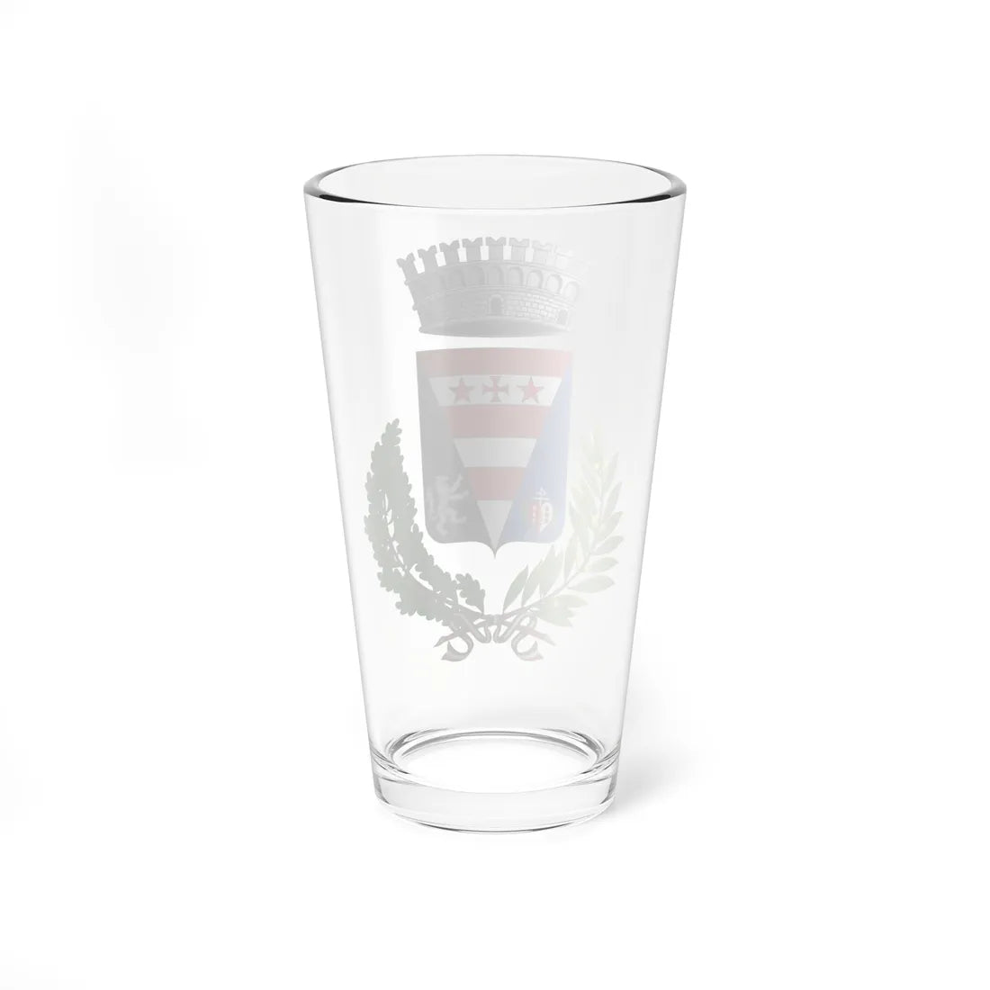 Issime-Stemma (Italy) (Coat of Arms) Pint Glass 16oz - Go Mug Yourself