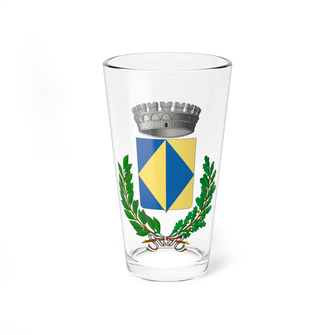 Istrana-Stemma (Italy) (Coat of Arms) Pint Glass 16oz 16oz - Go Mug Yourself
