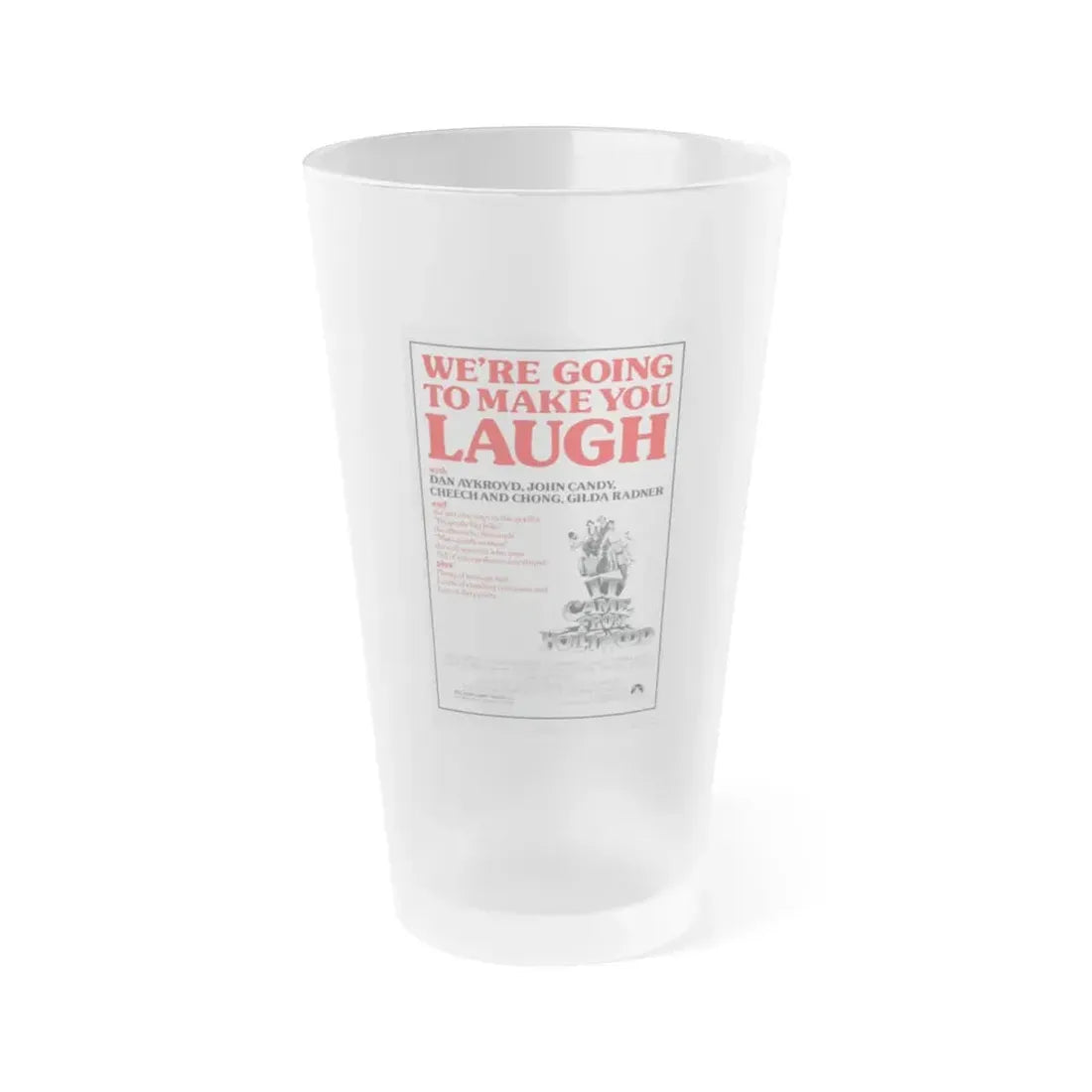 IT CAME FROM HOLLYWOOD 1982 Movie Poster - Frosted Pint Glass 16oz 16oz Frosted - Go Mug Yourself