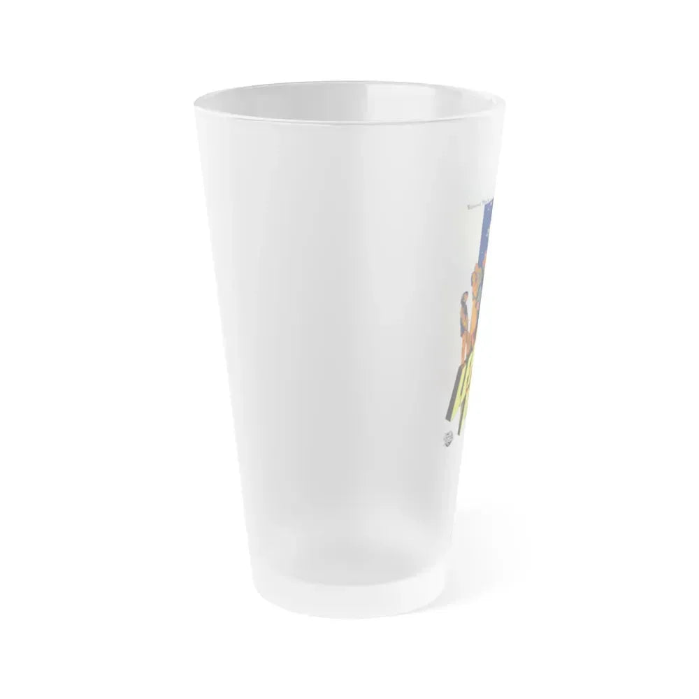 IT CAME FROM OUTER SPACE (FRENCH) 2 1953 Movie Poster - Frosted Pint Glass 16oz - Go Mug Yourself