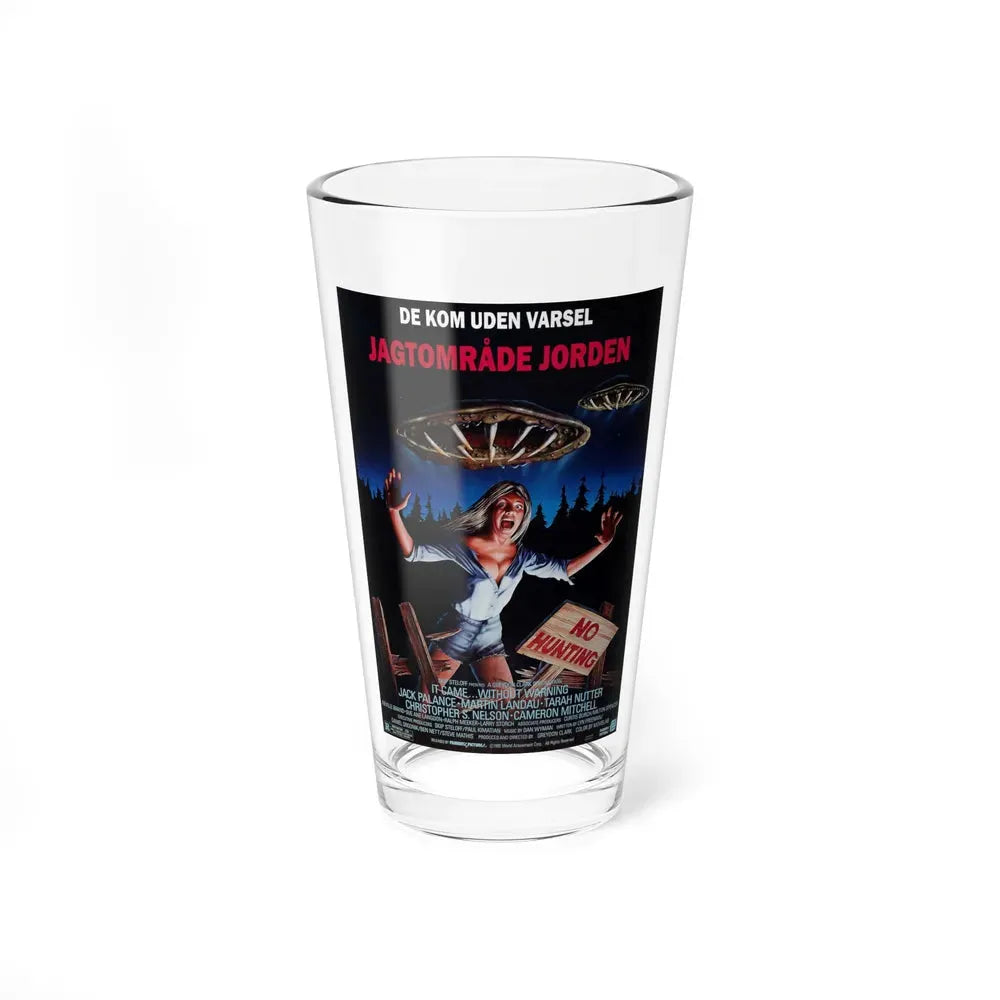 IT CAME... WITHOUT WARNING (DANISH) 1980 Movie Poster - Pint Glass 16oz 16oz - Go Mug Yourself