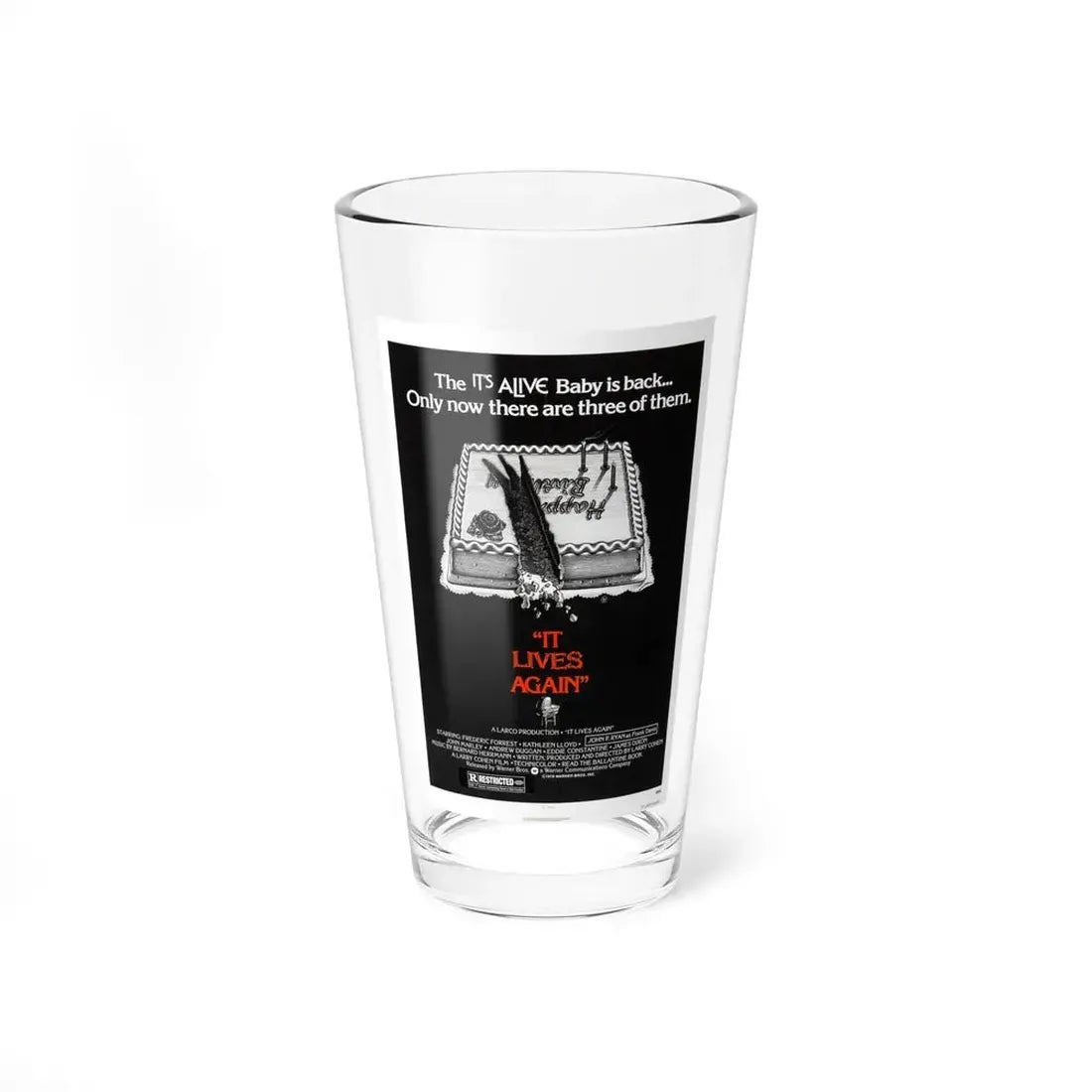 IT LIVES AGAIN 1978 Movie Poster - Pint Glass 16oz 16oz - Go Mug Yourself