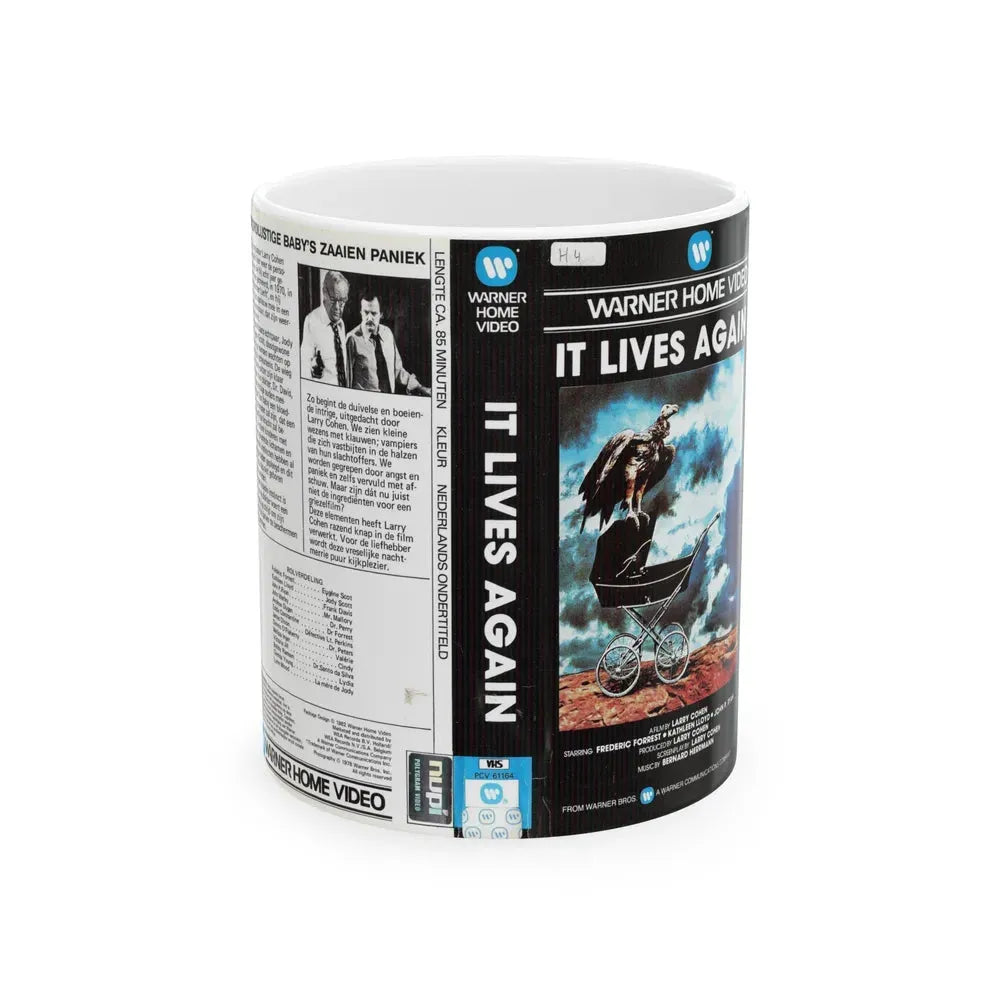 IT LIVES AGAIN (VHS COVER) - White Coffee Mug 11oz - Go Mug Yourself