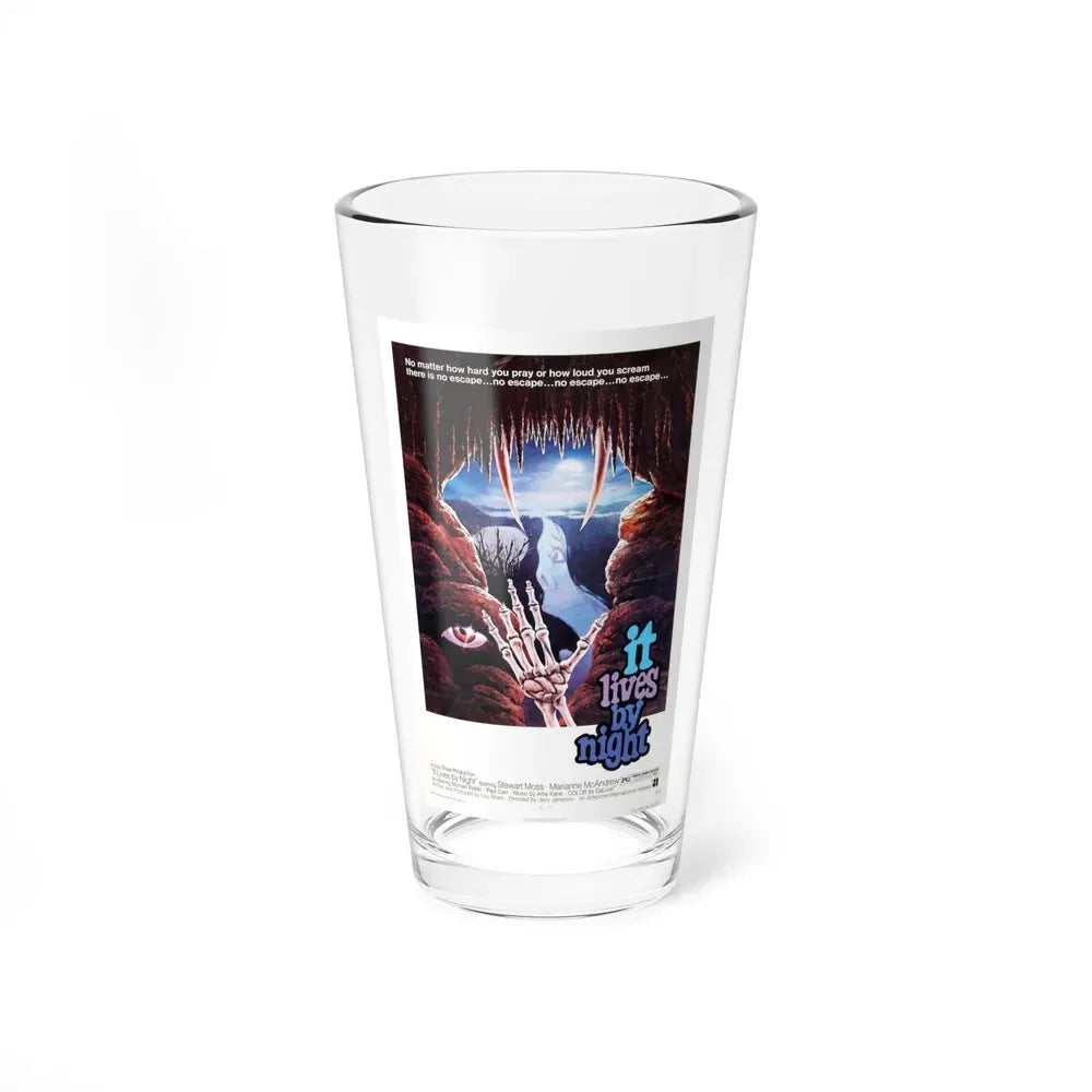 IT LIVES BY NIGHT (THE BAT PEOPLE) 1974 Movie Poster - Pint Glass 16oz 16oz - Go Mug Yourself