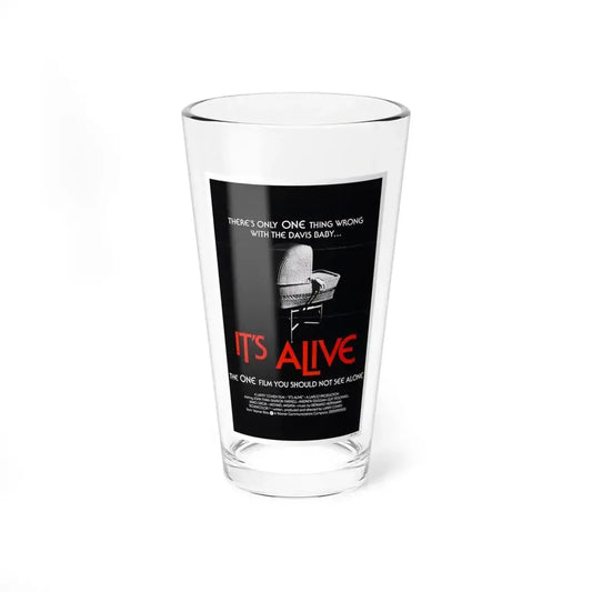 IT'S ALIVE 1974 Movie Poster - Pint Glass 16oz 16oz - Go Mug Yourself