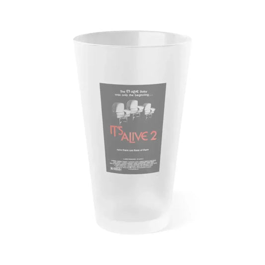 IT'S ALIVE 2 (IT LIVES AGAIN) 1978 Movie Poster - Frosted Pint Glass 16oz 16oz Frosted - Go Mug Yourself
