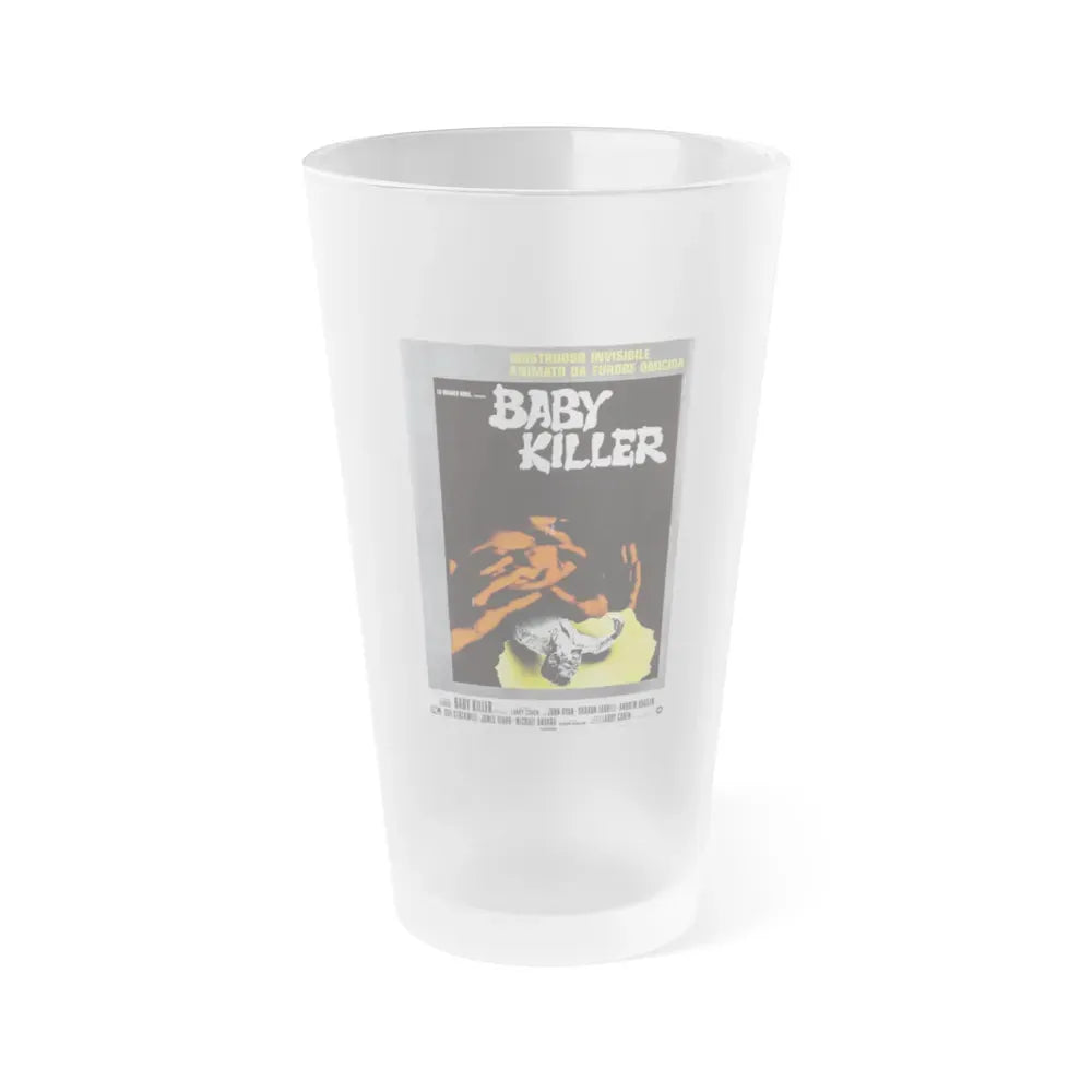 IT'S ALIVE (ITALIAN 2) 1974 Movie Poster - Frosted Pint Glass 16oz 16oz Frosted - Go Mug Yourself