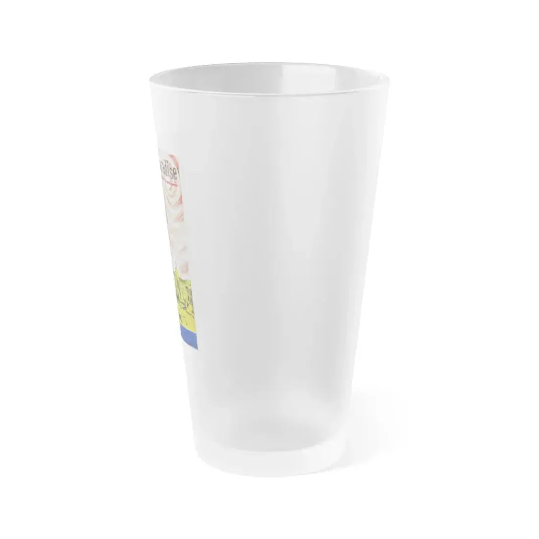 IT'S HOT IN PARADISE (HORRORS OF SPIDER ISLAND) 1960 Movie Poster - Frosted Pint Glass 16oz - Go Mug Yourself