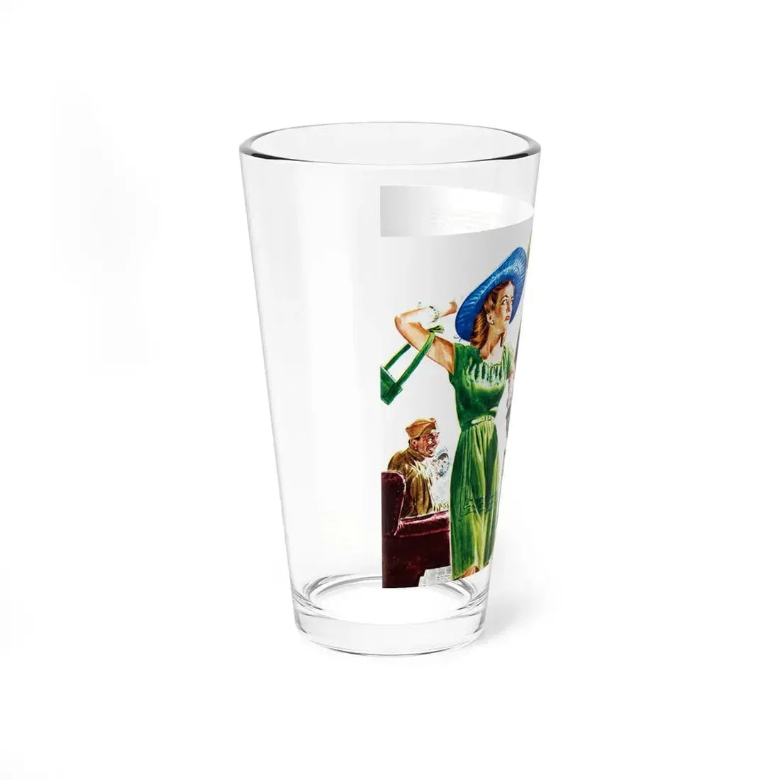 It Shouldn't Happen to Superman By Irvin Gaynor Neiman, 1944 - Pint Glass 16oz - Go Mug Yourself