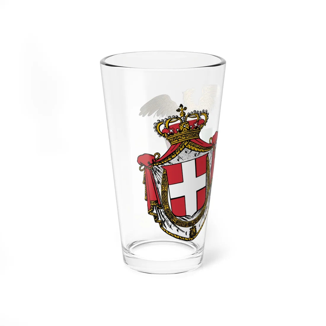 ITA Kingdom of Italy 1927-1929 COA middle (Italy) (Coat of Arms) Pint Glass 16oz - Go Mug Yourself