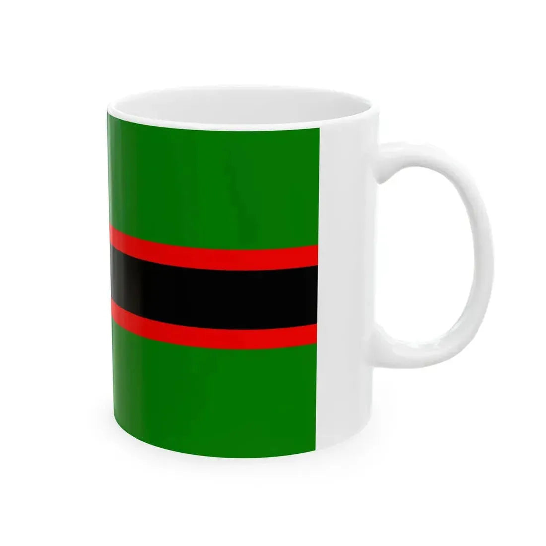 Itakarjalaisten lippu (Russia) White Coffee Mug - Go Mug Yourself