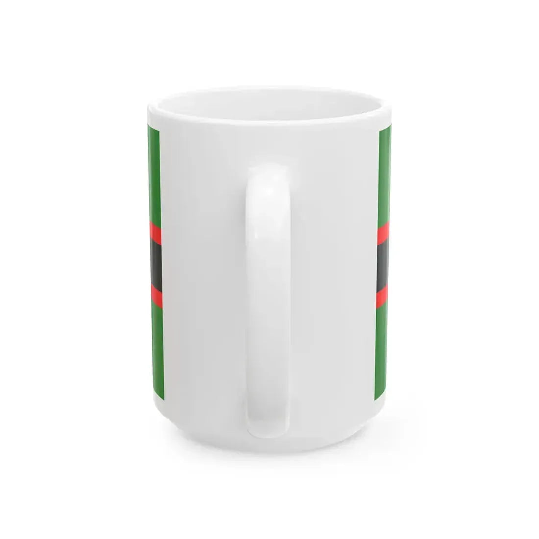 Itakarjalaisten lippu (Russia) White Coffee Mug - Go Mug Yourself