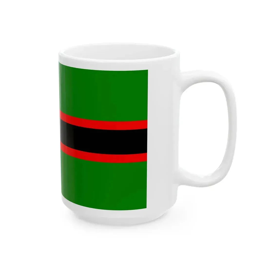 Itakarjalaisten lippu (Russia) White Coffee Mug - Go Mug Yourself