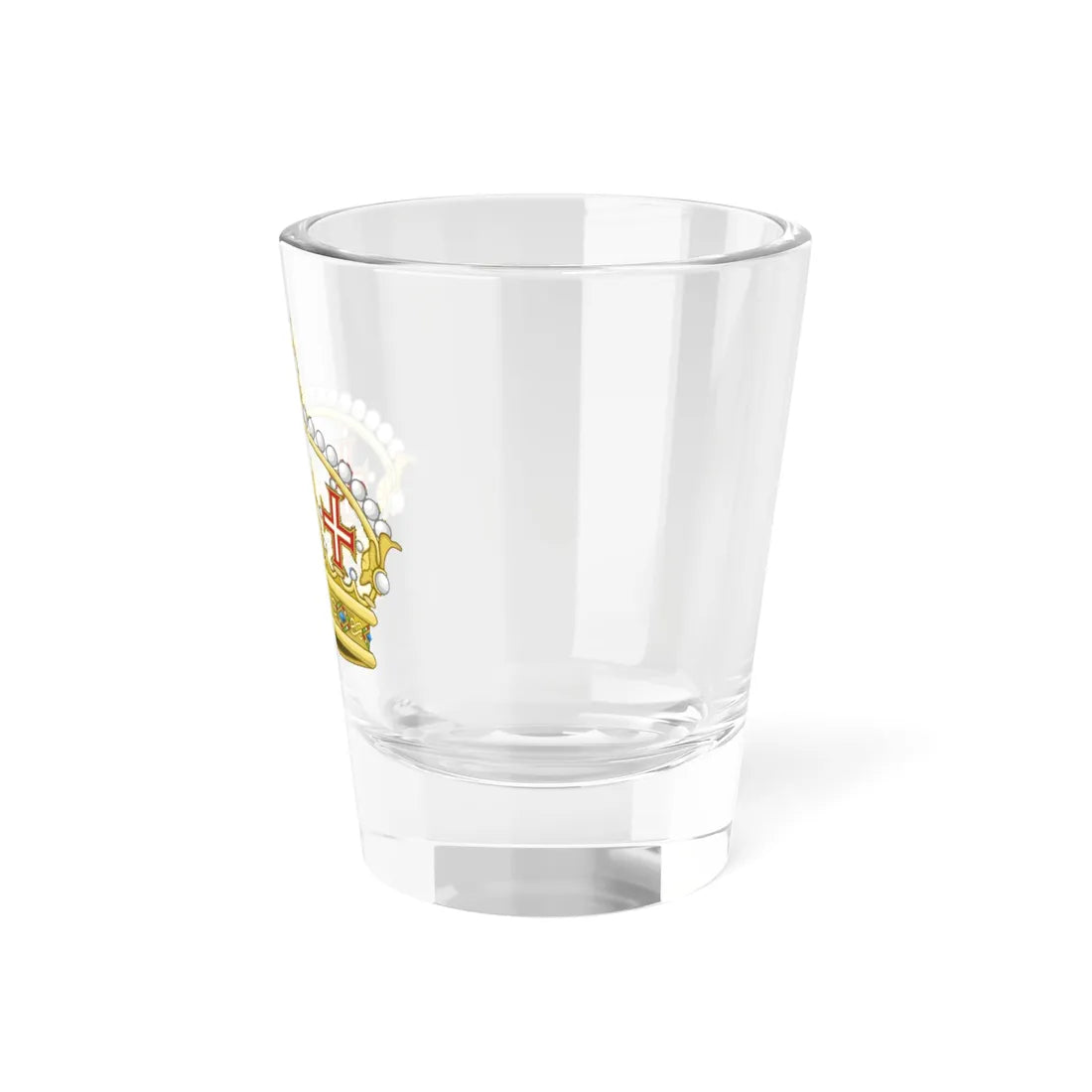 Italian Crown of Savoy-Aosta Princes (Italy) (Coat of Arms) Shot Glass 1.5oz - Go Mug Yourself