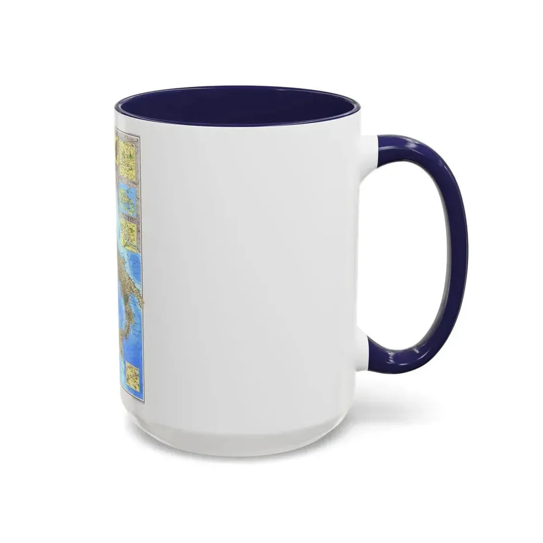 Italy (1995) (Map) Accent Coffee Mug - Go Mug Yourself