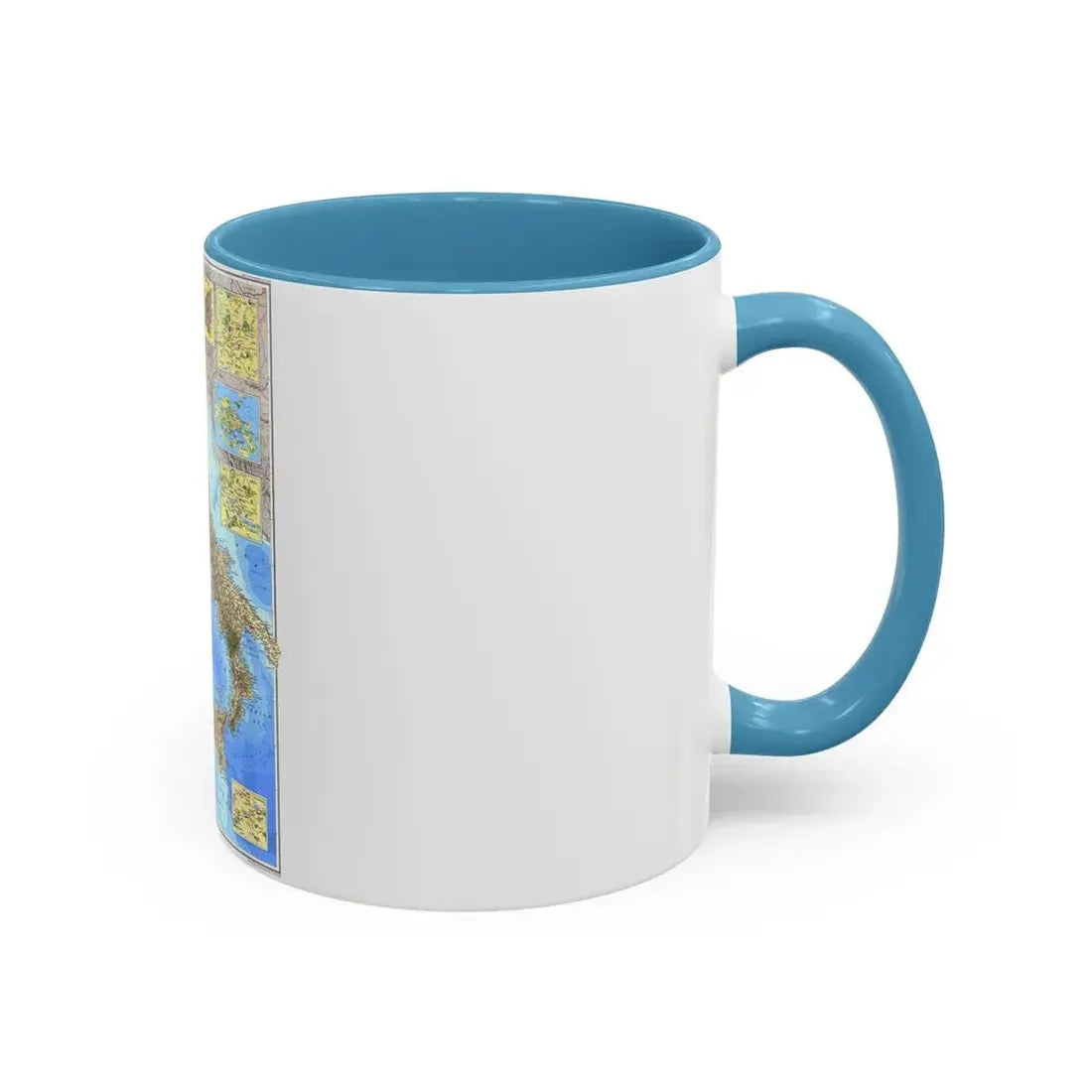 Italy (1995) (Map) Accent Coffee Mug - Go Mug Yourself