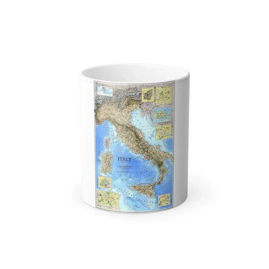 Italy (1995) (Map) Color Changing Mug 11oz Default Title 11oz - Go Mug Yourself