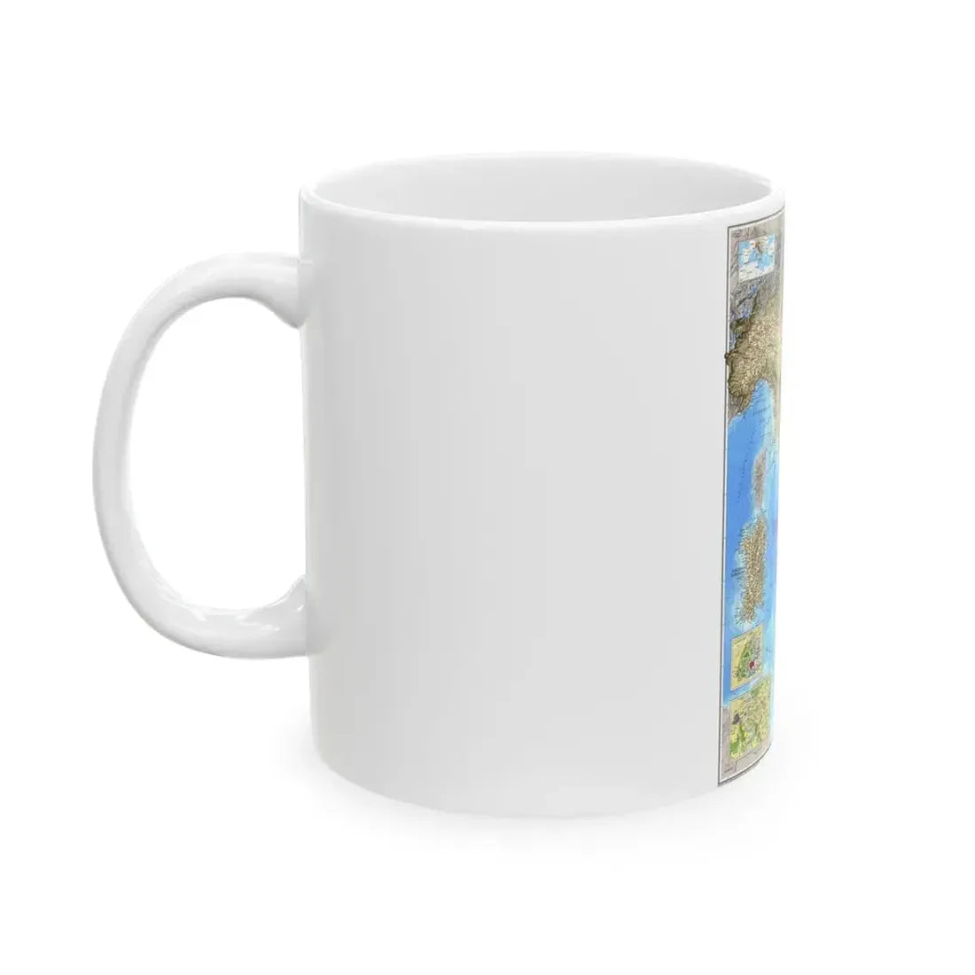 Italy (1995) (Map) White Coffee Mug - Go Mug Yourself