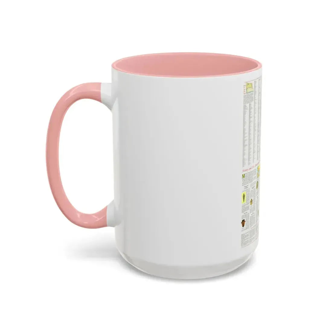 Italy - A Traveller's Map 2 (1970) (Map) Accent Coffee Mug - Go Mug Yourself