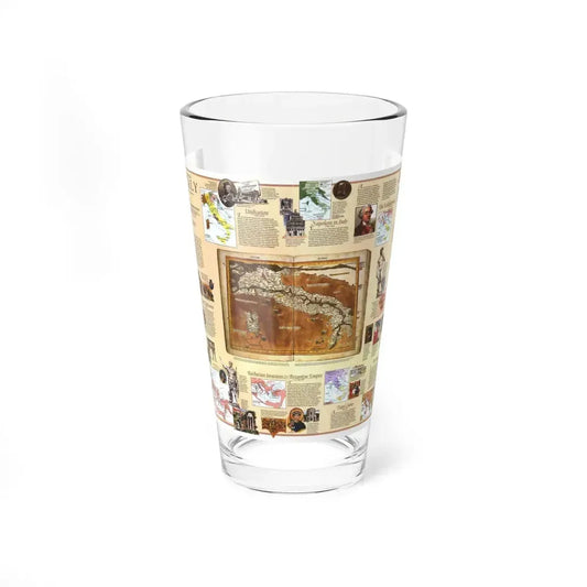 Italy - Historical (1995) (Map) Pint Glass 16oz 16oz - Go Mug Yourself