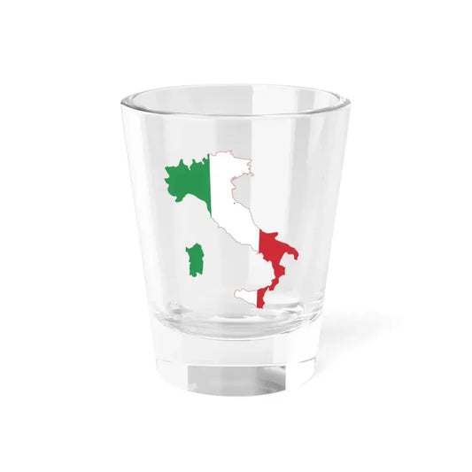 Italy looking like the flag (Italy) Shot Glass 1.5oz 1.5oz - Go Mug Yourself