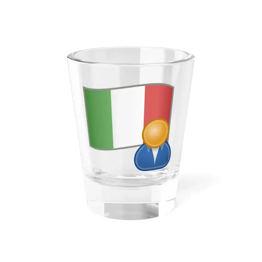 Italy people stub icon (Italy) Shot Glass 1.5oz 1.5oz - Go Mug Yourself