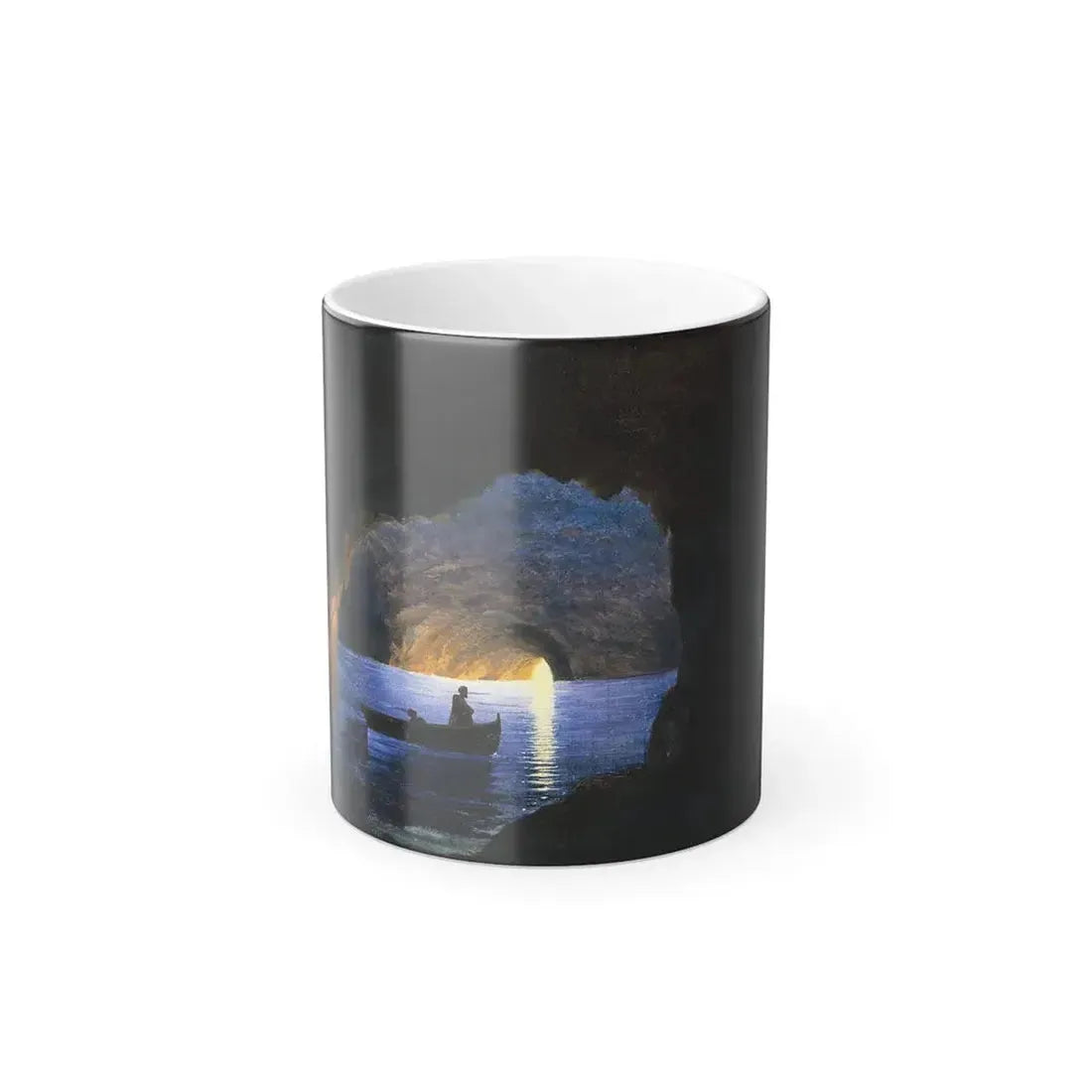 Ivan Constantinovich Aivazovsky (1817-1900) Azure Grotto, Naples - Color Changing Mug 11oz 11oz - Go Mug Yourself