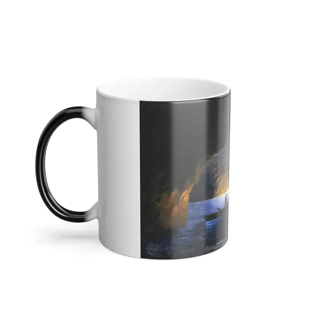 Ivan Constantinovich Aivazovsky (1817-1900) Azure Grotto, Naples - Color Changing Mug 11oz - Go Mug Yourself