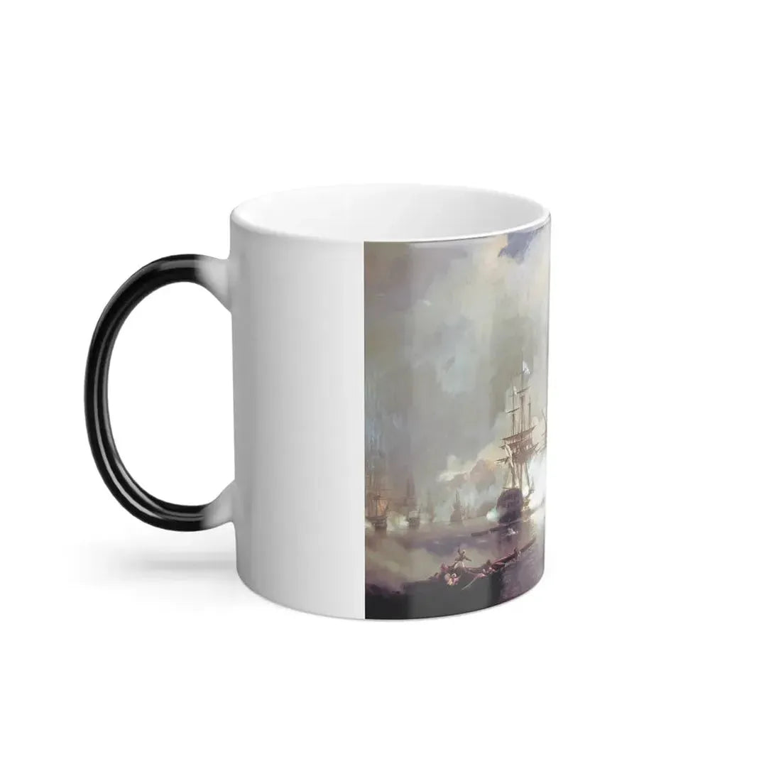 Ivan Constantinovich Aivazovsky (1817-1900) Battle of Navarino - Color Changing Mug 11oz - Go Mug Yourself