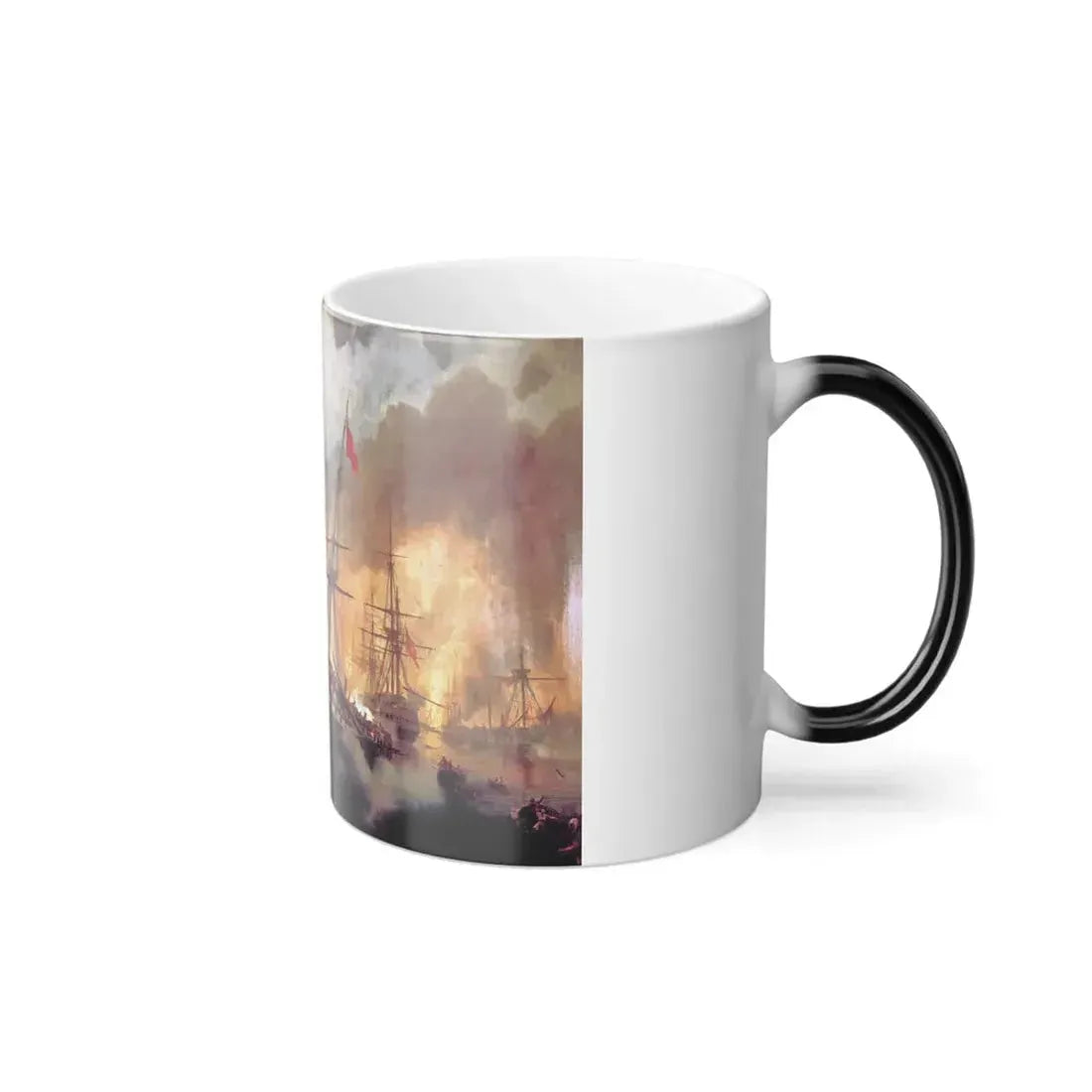 Ivan Constantinovich Aivazovsky (1817-1900) Battle of Navarino - Color Changing Mug 11oz - Go Mug Yourself