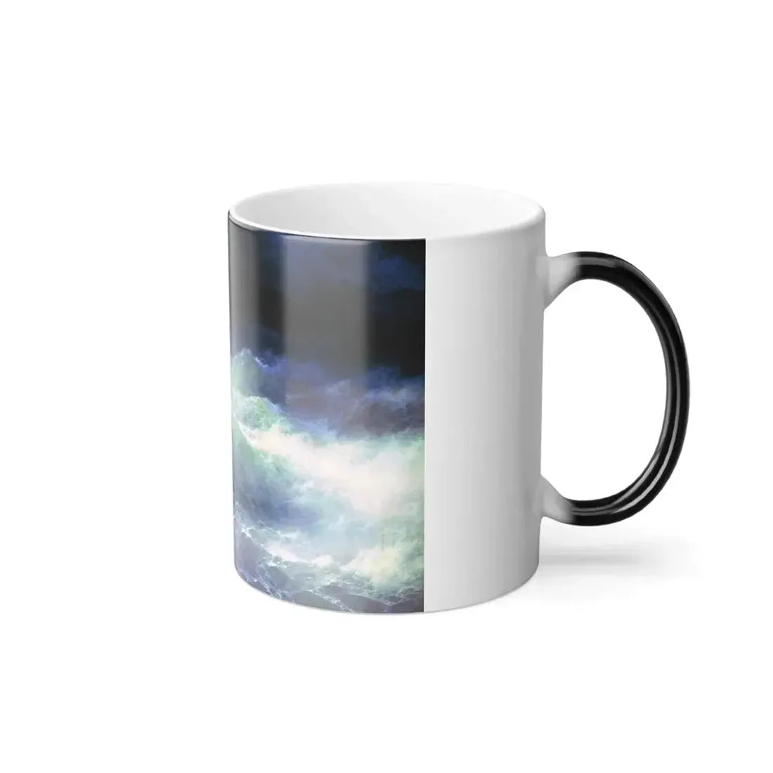 Ivan Constantinovich Aivazovsky (1817-1900)Between the Waves - Color Changing Mug 11oz - Go Mug Yourself
