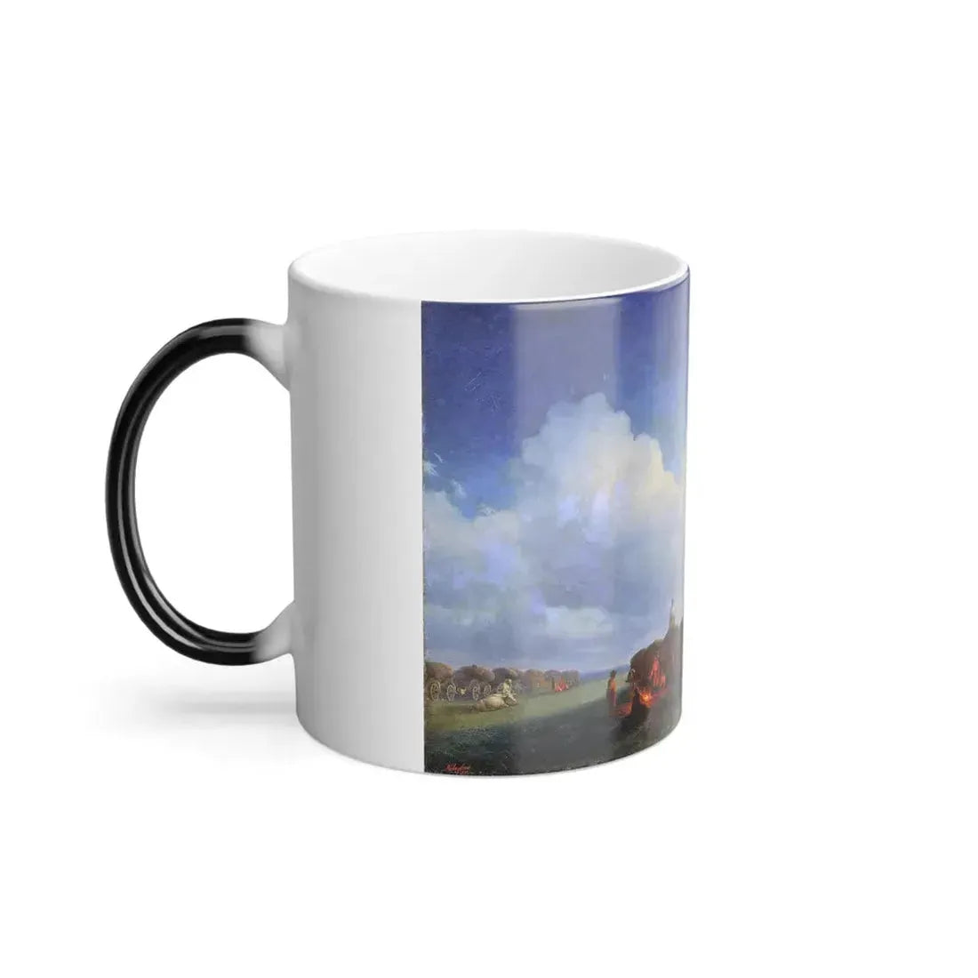 Ivan Constantinovich Aivazovsky (1817-1900) Chumaks at Leisure - Color Changing Mug 11oz - Go Mug Yourself