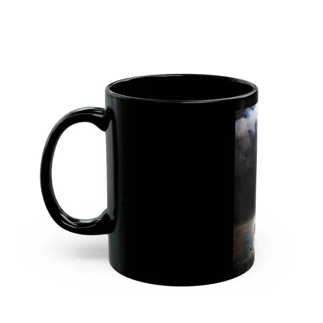 Ivan Constantinovich Aivazovsky (1817-1900) Darial Gorge - Black Coffee Mug - Go Mug Yourself