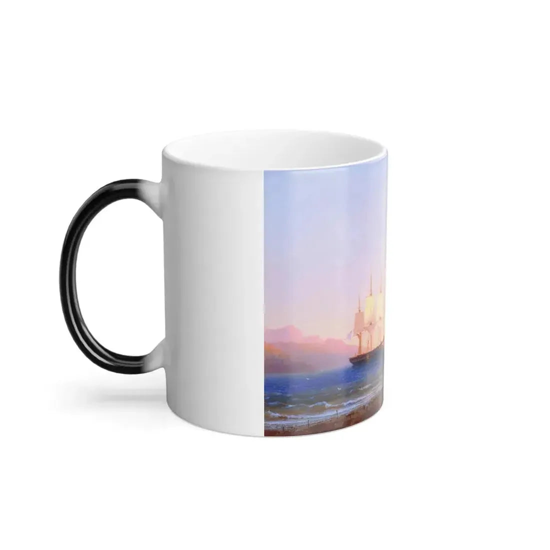 Ivan Constantinovich Aivazovsky (1817-1900) Frigate Under Sail - Color Changing Mug 11oz - Go Mug Yourself