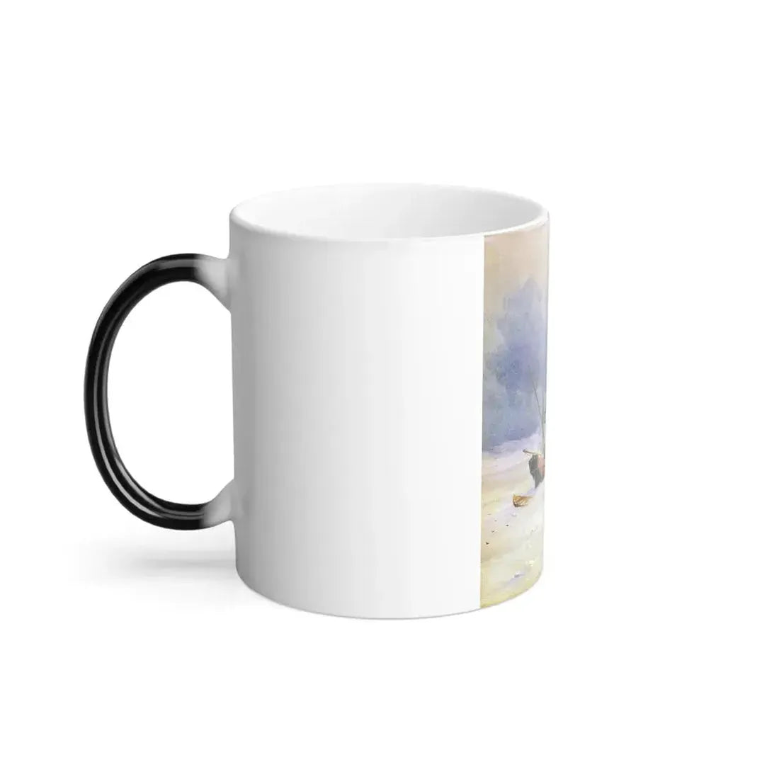 Ivan Constantinovich Aivazovsky (1817-1900) Frozen Bosphorus Under Snow (detail) - Color Changing Mug 11oz - Go Mug Yourself
