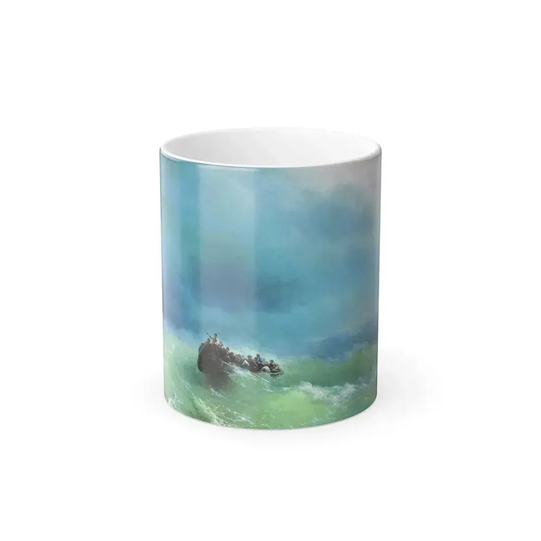 Ivan Constantinovich Aivazovsky (1817-1900) In the Storm - 1872 - Color Changing Mug 11oz 11oz - Go Mug Yourself