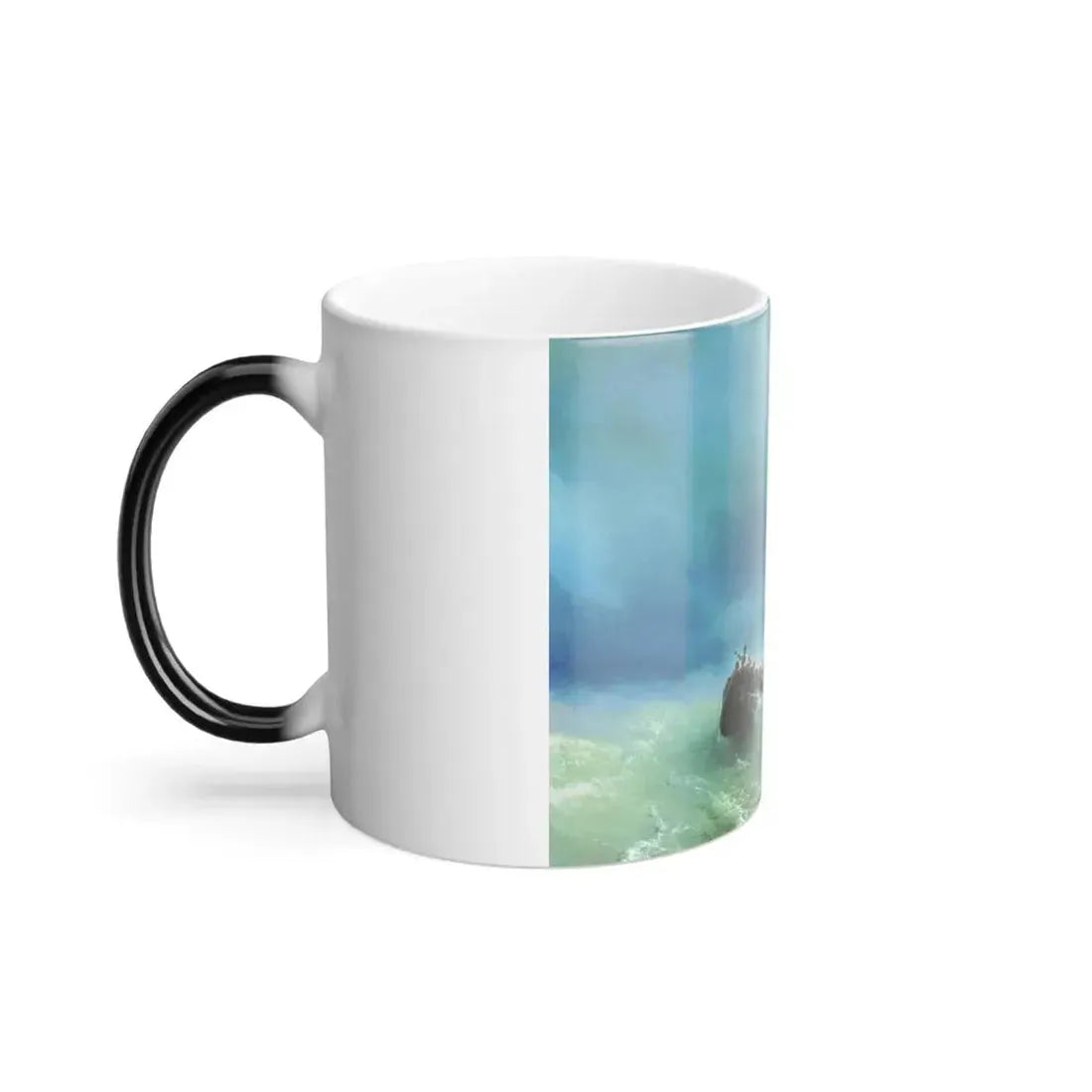 Ivan Constantinovich Aivazovsky (1817-1900) In the Storm - 1872 - Color Changing Mug 11oz - Go Mug Yourself