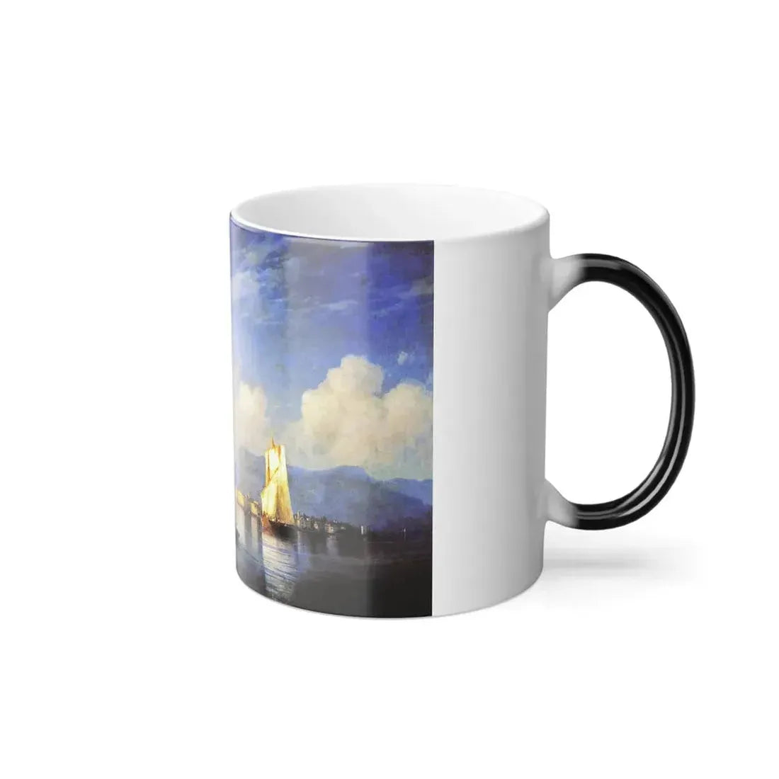 Ivan Constantinovich Aivazovsky (1817-1900)Lake Maggiore in the Evening - Color Changing Mug 11oz - Go Mug Yourself