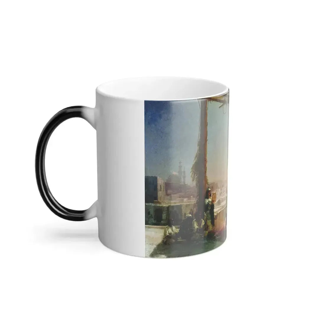 Ivan Constantinovich Aivazovsky (1817-1900) Scenes of Life in Cairo - Color Changing Mug 11oz - Go Mug Yourself