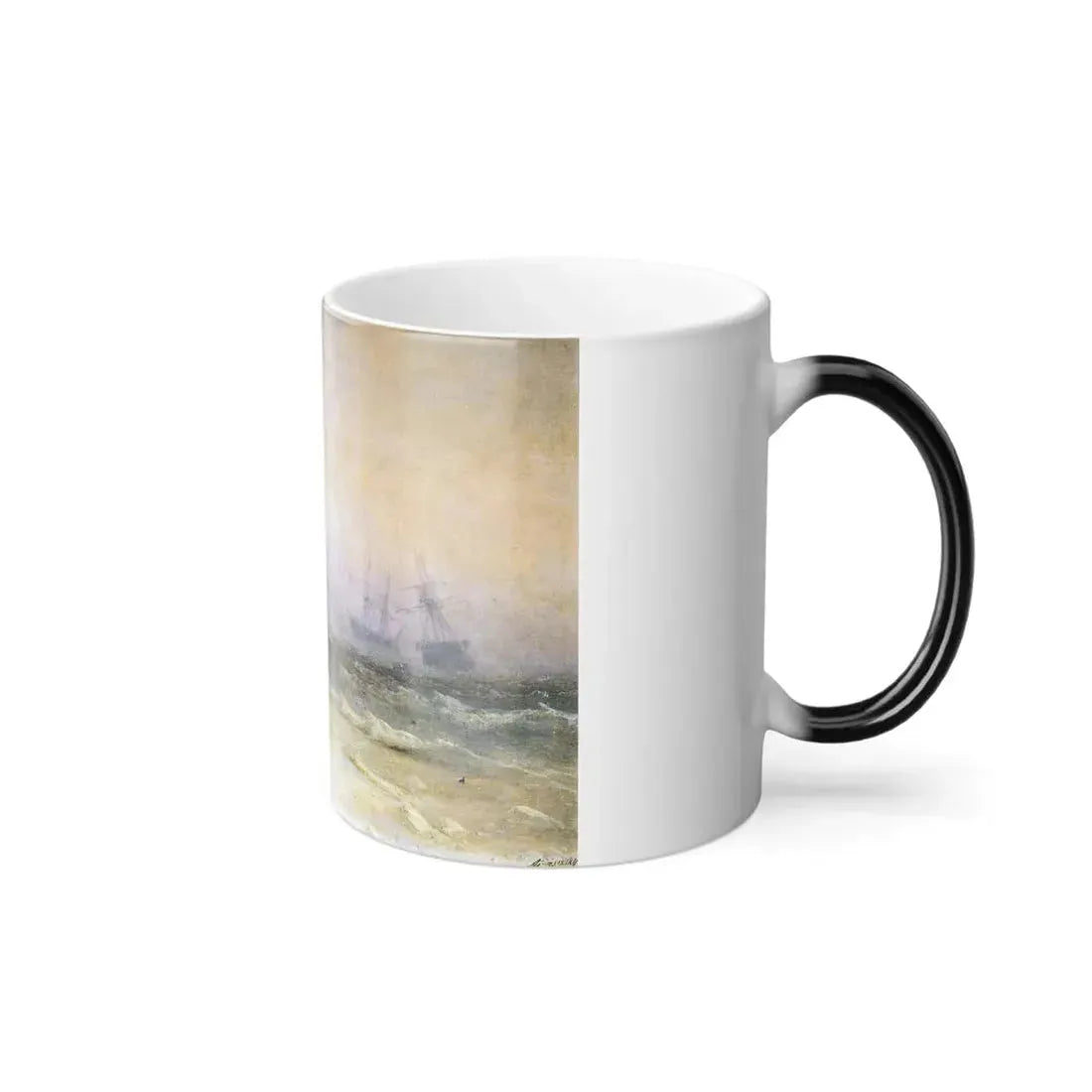 Ivan Constantinovich Aivazovsky (1817-1900) Shipwreck on the Black Sea - Color Changing Mug 11oz - Go Mug Yourself