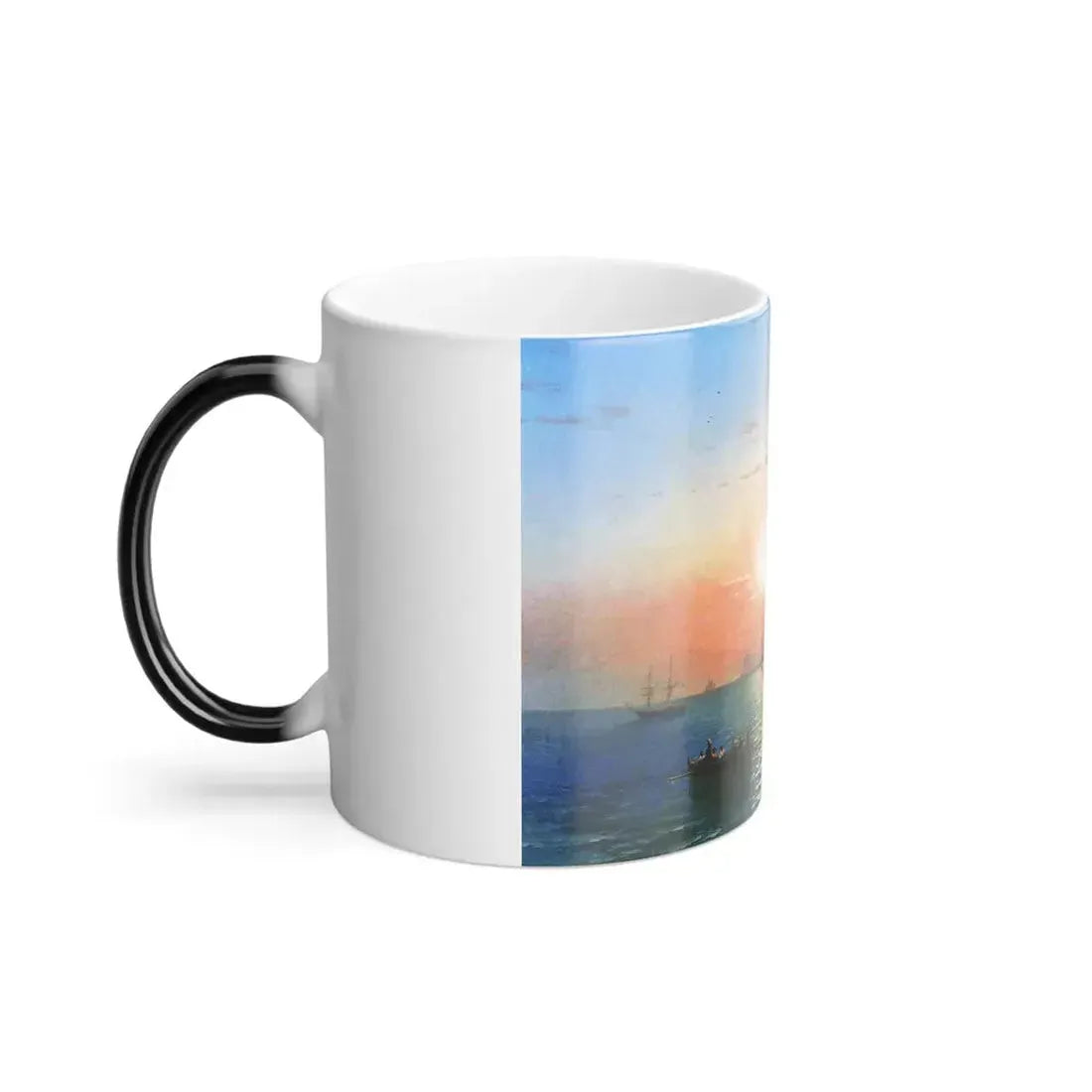 Ivan Constantinovich Aivazovsky (1817-1900) Sunset, Feodosiya - Color Changing Mug 11oz - Go Mug Yourself