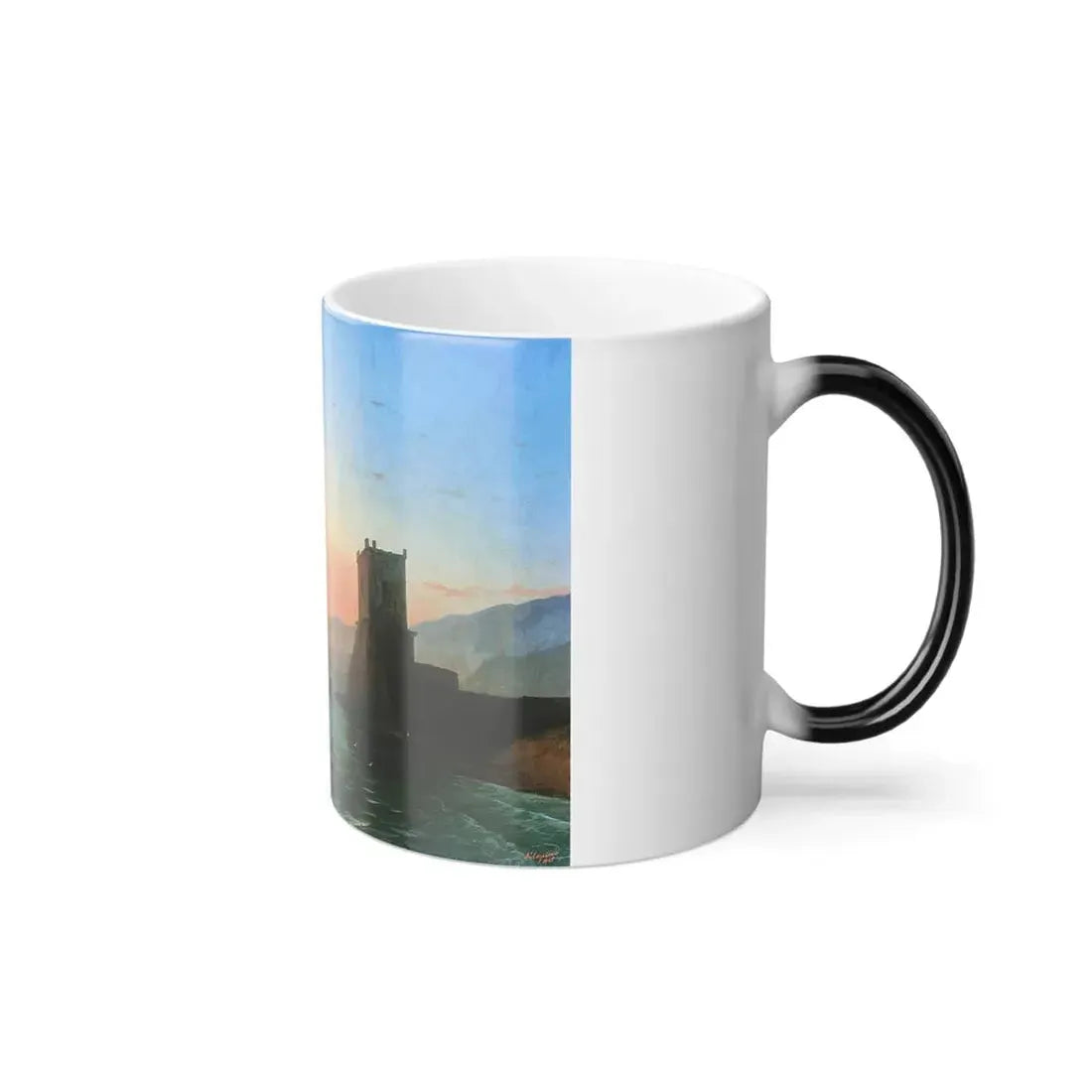 Ivan Constantinovich Aivazovsky (1817-1900) Sunset, Feodosiya - Color Changing Mug 11oz - Go Mug Yourself