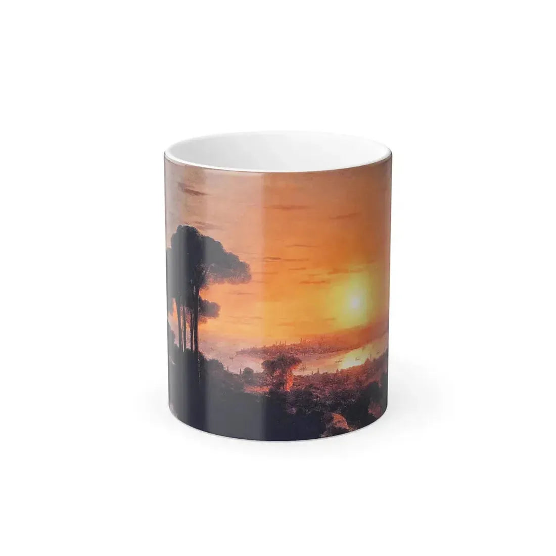 Ivan Constantinovich Aivazovsky (1817-1900) Sunset over the Golden Horn - Color Changing Mug 11oz 11oz - Go Mug Yourself