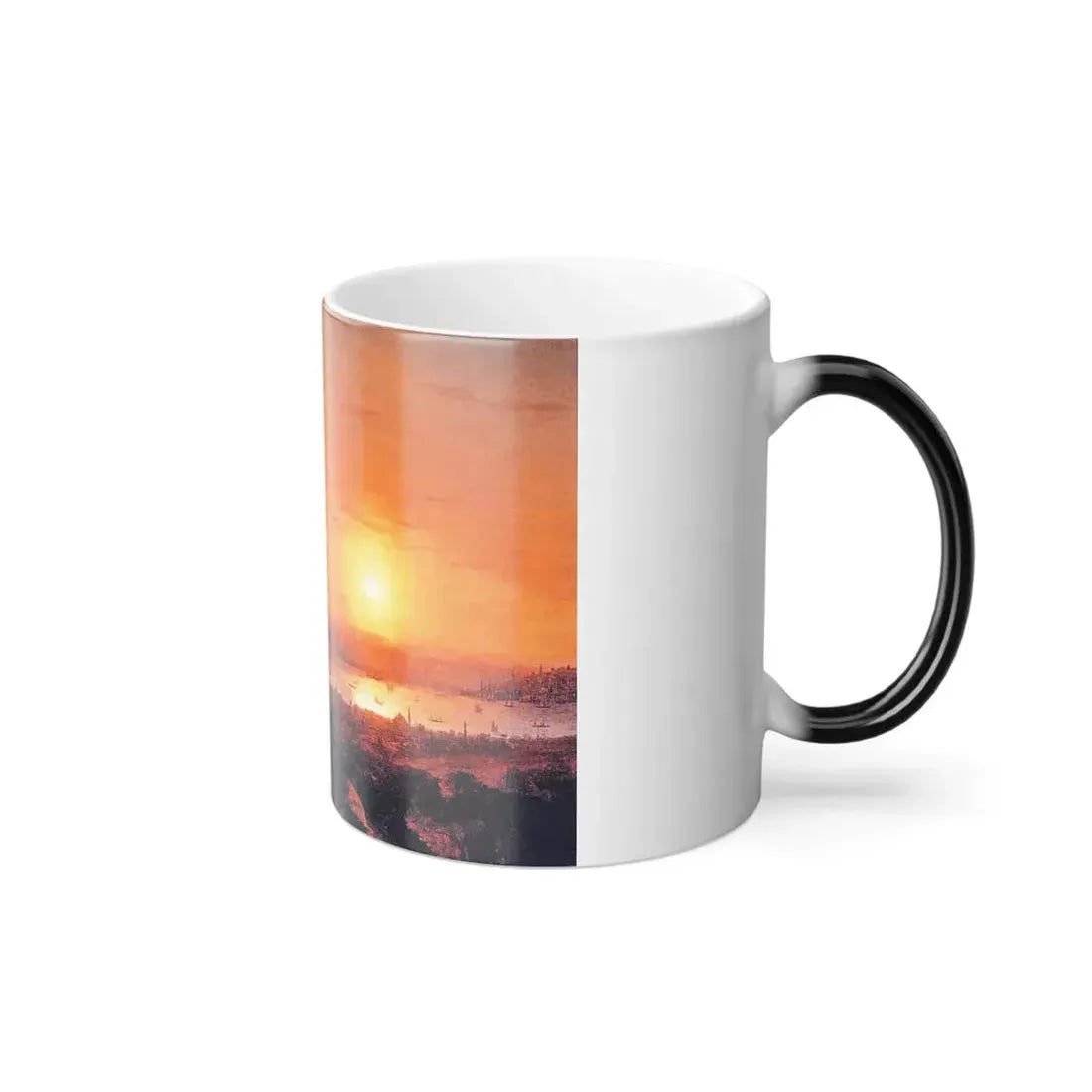 Ivan Constantinovich Aivazovsky (1817-1900) Sunset over the Golden Horn - Color Changing Mug 11oz - Go Mug Yourself
