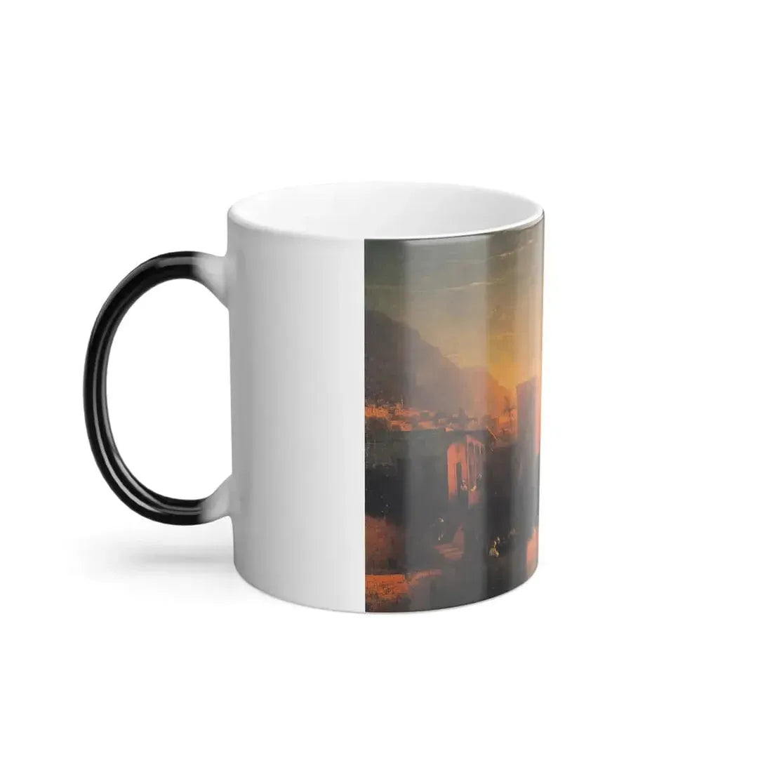 Ivan Constantinovich Aivazovsky (1817-1900) The Island of Rhodes - Color Changing Mug 11oz - Go Mug Yourself