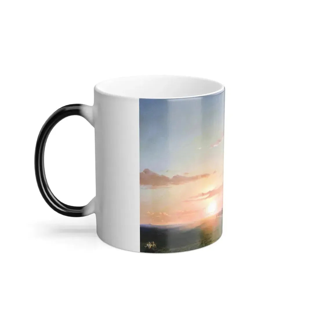 Ivan Constantinovich Aivazovsky (1817-1900) The Train on the Steppe - Color Changing Mug 11oz - Go Mug Yourself